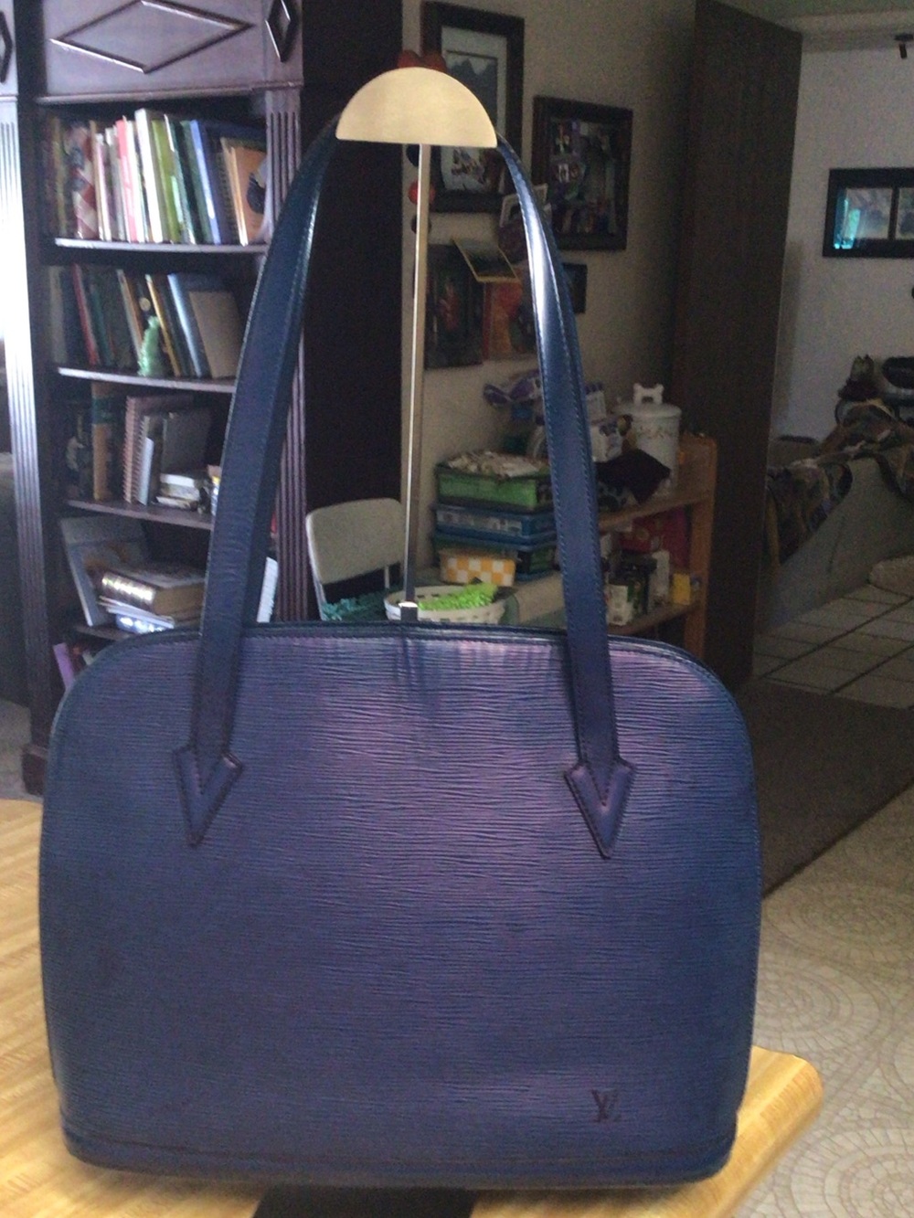 Louis Vuitton Blue Toledo Shoulder Bag